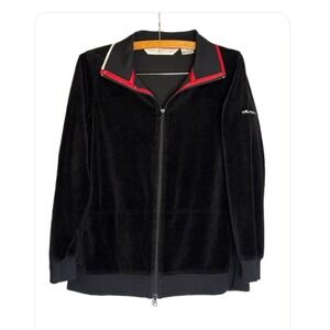 Tommy Hilfiger Vtg Y2K Valor Jacket 1X Kangaroo pocket Double‎ zipper Women's